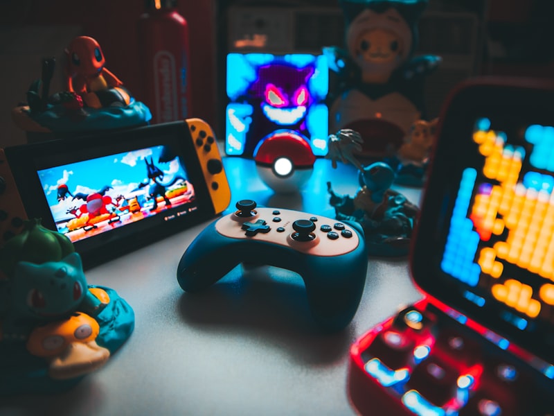 Cozy controller resting on driftwood